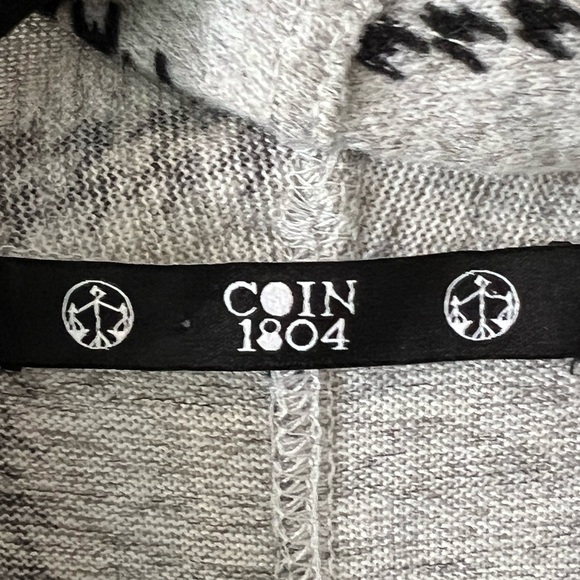 Coin 1804 grey vest with tie. Super soft fabric. Very cute. - Picture 3 of 5